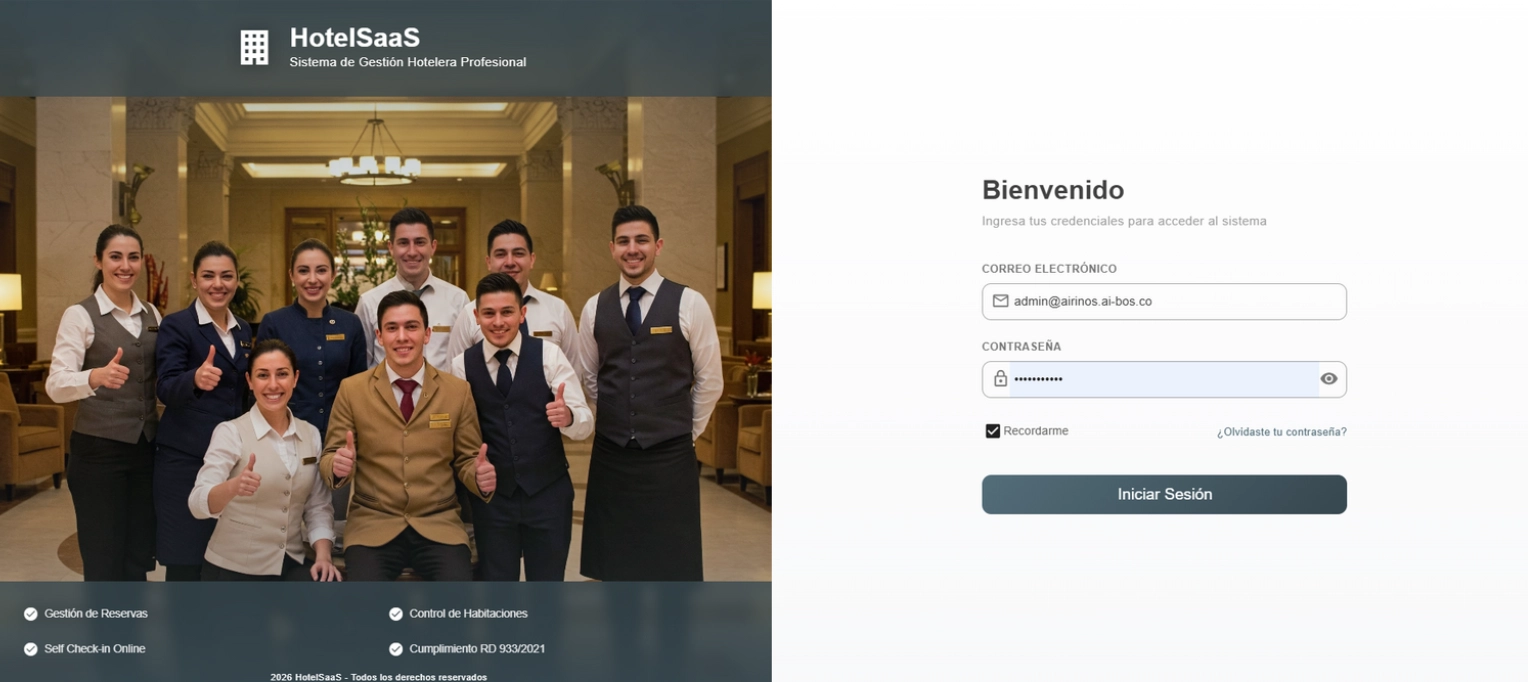 hotel airinos software de gestion